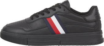 TOMMY HILFIGER SNEAKERS LEATHER SUPERCUP STRIPES