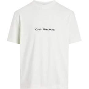 CK JEANS T-SHIRT SQUARE FREQUENCY LOGO