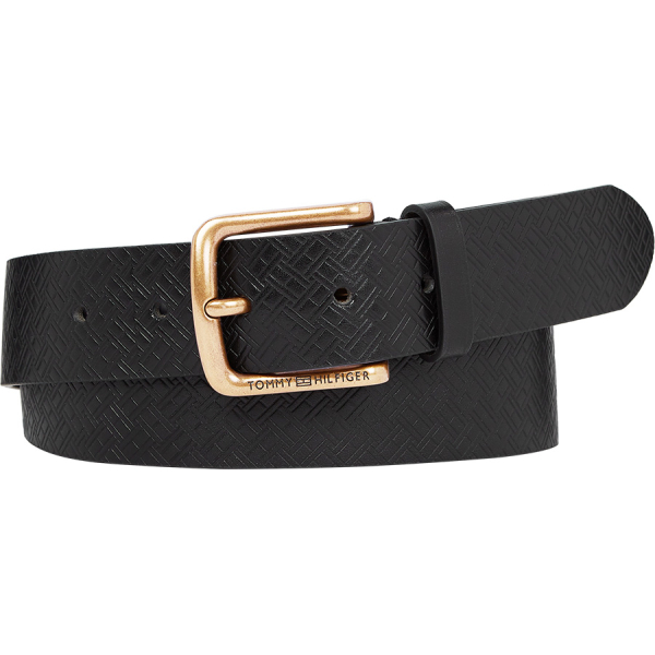 TOMMY HILFIGER LEATHER BELT CASUAL LUX 3.5MM