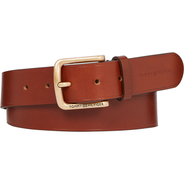 TOMMY HILFIGER LEATHER BELT CASUAL LUX 3.5MM